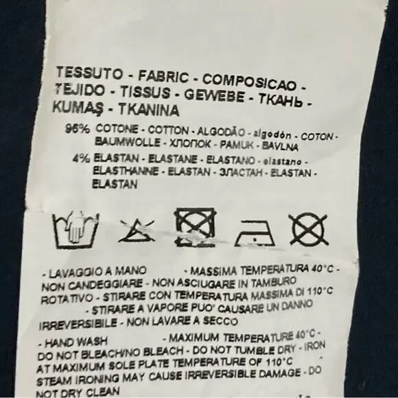 ARMANI Collezioni Polo Shirt M Logo Shortsl Hiddenbtn Stretch Cotton Portugal